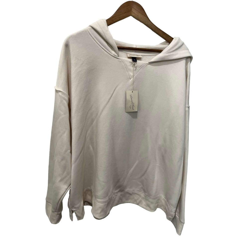 UNIVERSAL THREAD CREAM SOFT FLEECE HOODIE LONG SLEEVE PULLOVER SHIRT SIZE 2X
